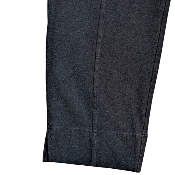 Eileen Fisher High Waist Slim Crop Black Washable Stretch Crepe Pant Women XL - Picture 8 of 15